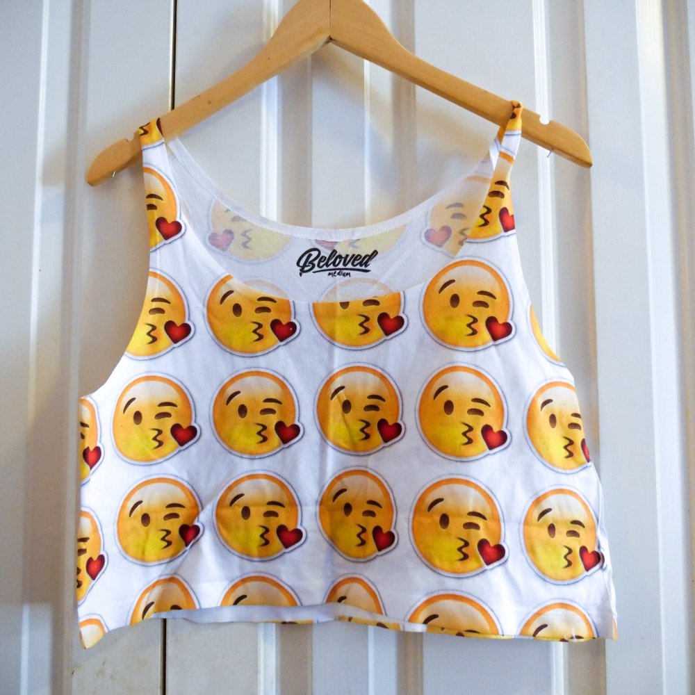 Emoji crop top
